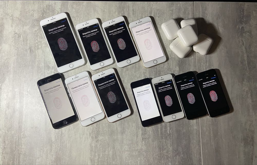 Iphone 8, Iphone 8 plus, Iphone 7, Iphone se1, AirPods 1/2