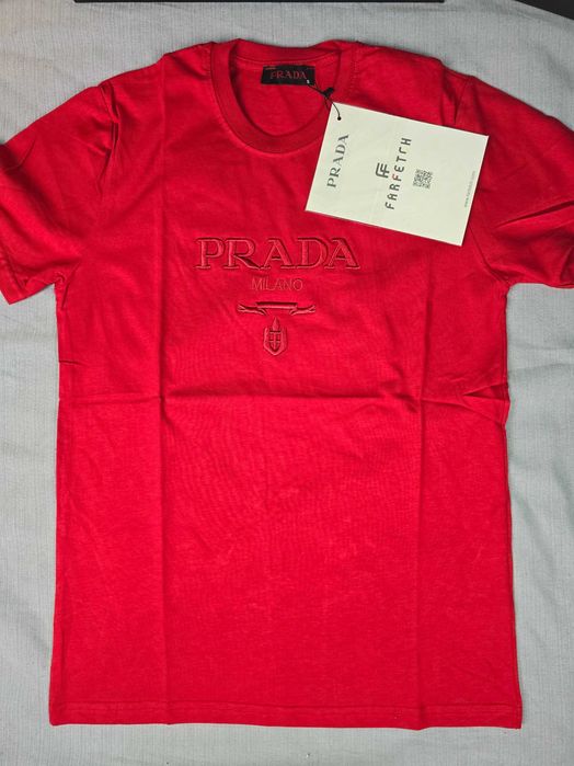 Koszulka męska tshirt Prada kolory krótki rękaw premium M-XXXL