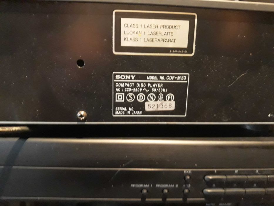 sony cdp-m33 плеер компакт дисков Japan