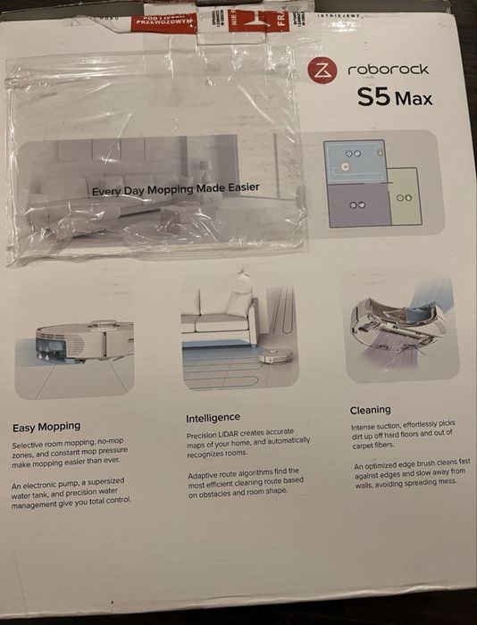 Roborock s5 max robot sprzątający odkurzacz i mop
