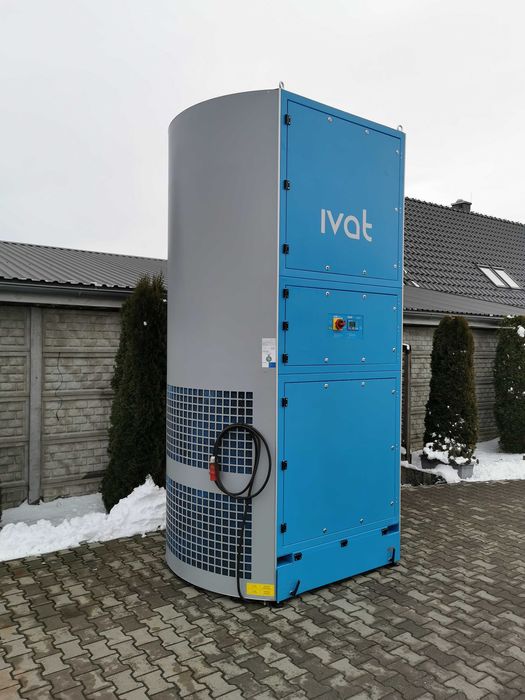 Odciąg dymu z hali, wieża wentylacyjna, filtrowentylacja IVAT