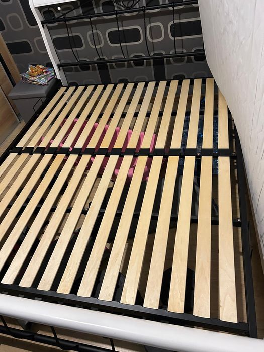 Signal Meble Łóżko Venecja 160X200 Biały/Czarny