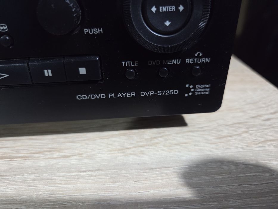 Sony DVP-S725D + Pilot   Uszkodzony