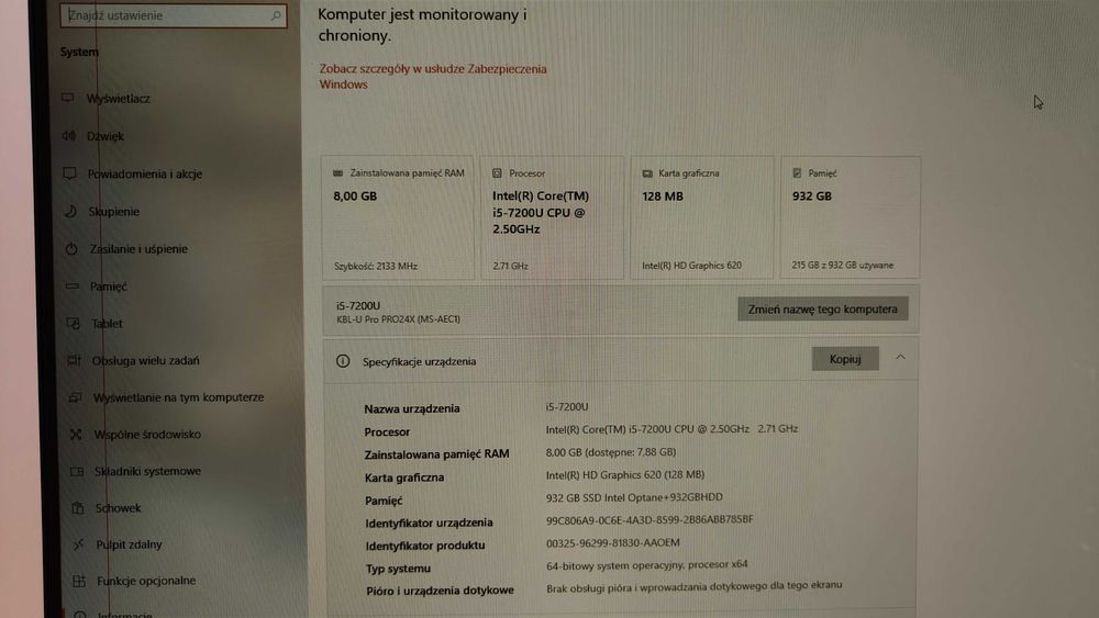 Komputer MSI PRO 24X i5-7200