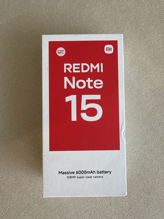 Xiaomi Redmi Note 15 4G NOVO