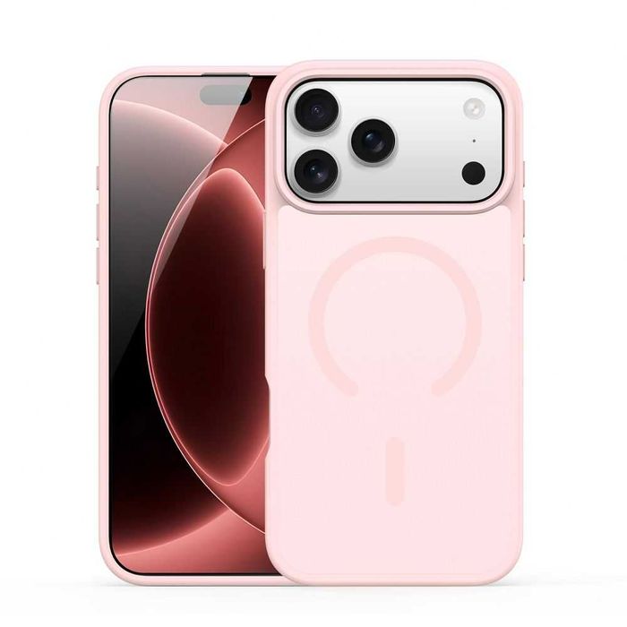 Capa Dux Ducis Yind para iPhone 17 Pro / 18 Pro | MagSafe – Rosa