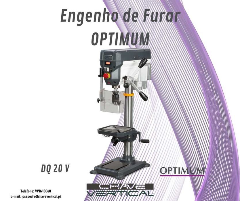 Engenho de Furar DQ 20 V OPTIMUM    JR19