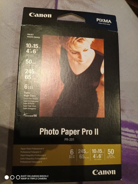 Продам фотобумагу CANON