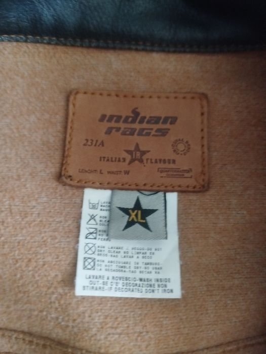 Kurtka męska skórzana XL