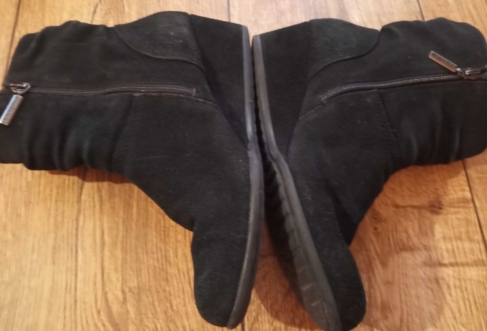 Medicus ciepłe skórzane botki ROZ.6,5 czyli 40.