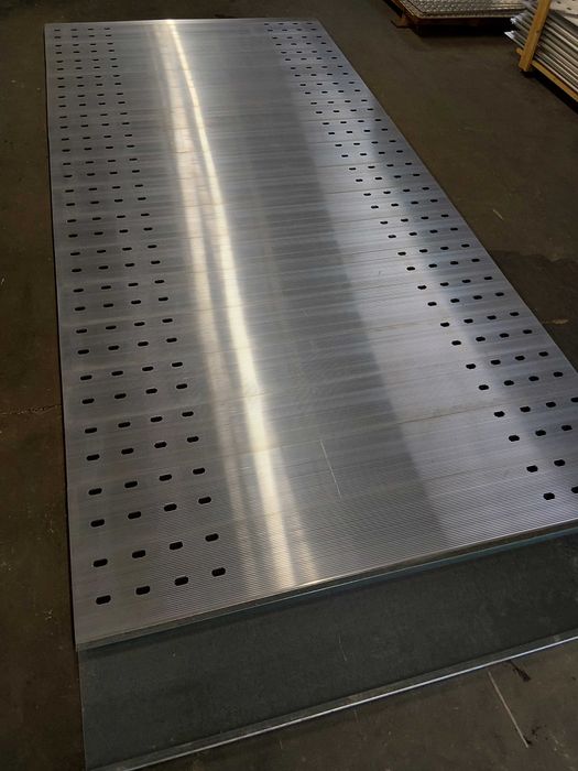 Panel Deska Podłoga Aluminiowa Laweta Autolaweta Najazd SZEROKI 25CM