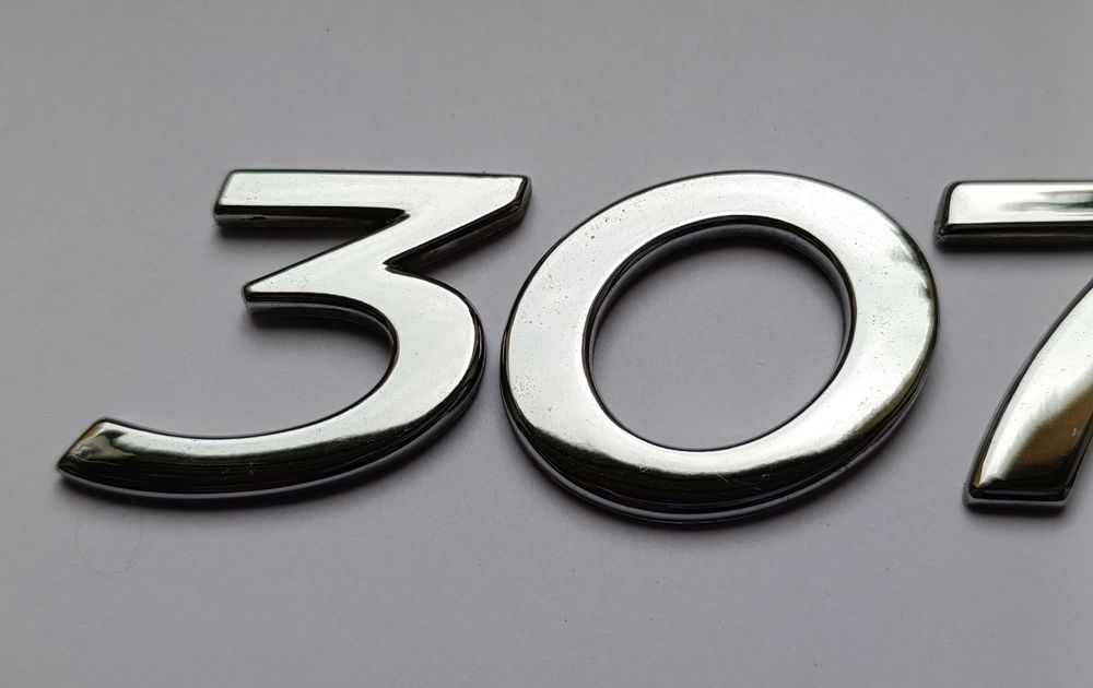Napis emblemat Peugeot 307 cc