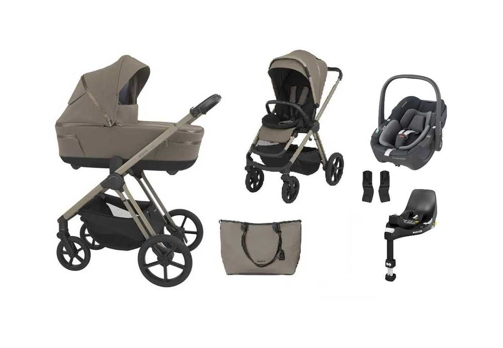 NOWY zestaw 4w1 Espiro Miloo + Maxi Cosi Pebble 360 + baza obrotowa |