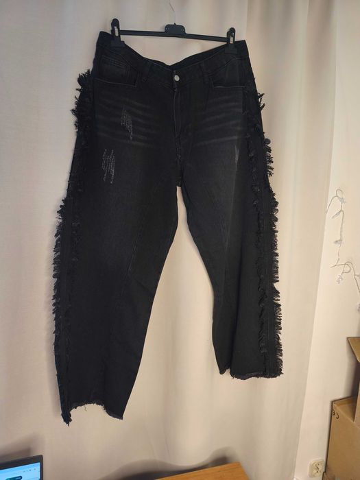 Spodnie dżinsowe czarne rozmiar XL