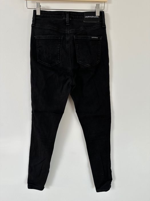 Czarne dżinsy skinny Calvin Klein Jeans