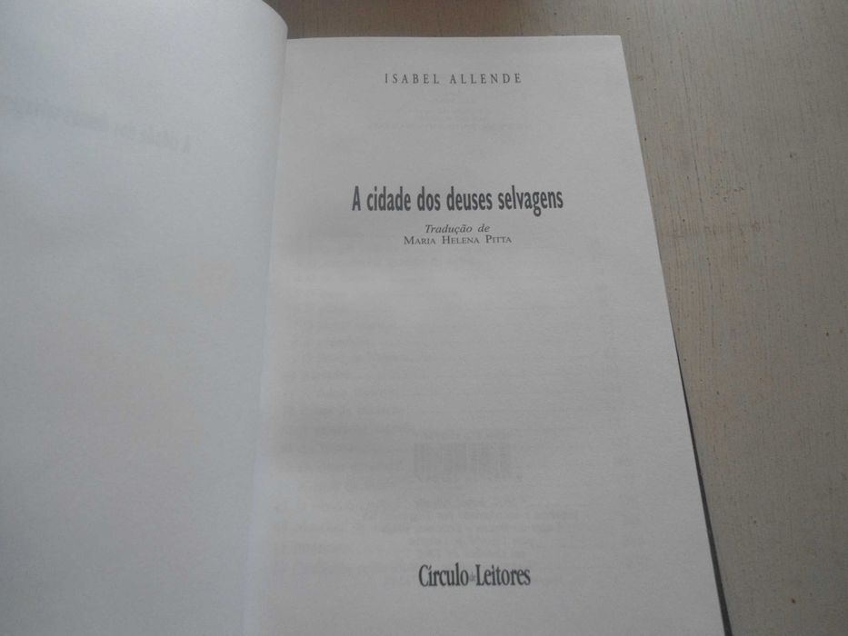A Cidade dos Deuses Selvagens por Isabel Allende