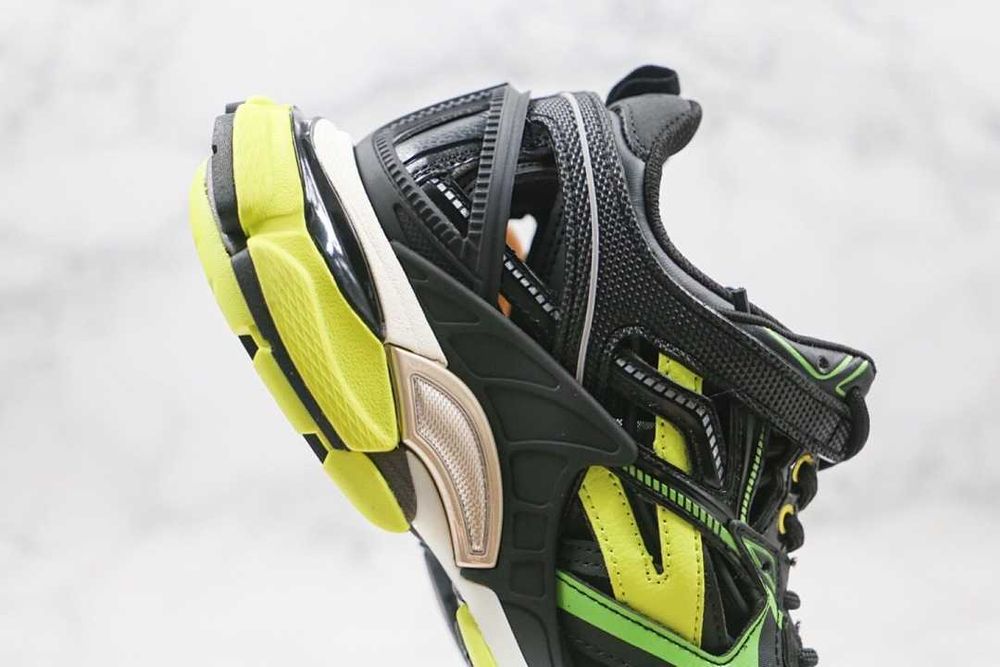 Buty Balenciaga Track 4.0 Black Fluorescent Yellow