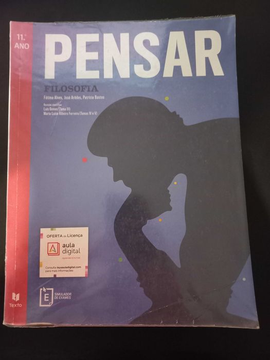 Livro Filosofia 11º ano - PENSAR + Caderno de atividades