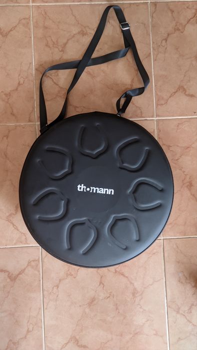 Glucofone 15 notas, tambor tonga 35 cm feito à mão, tambor pétala