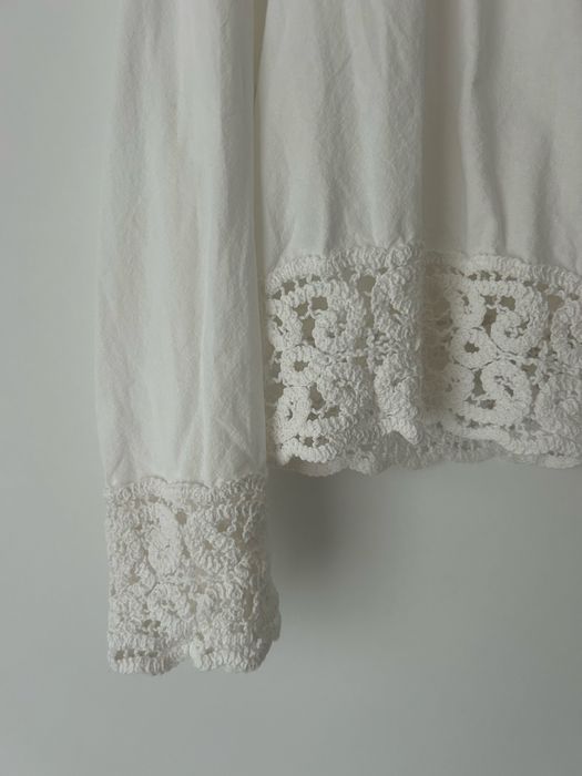 Blusa branca Zara Mulher