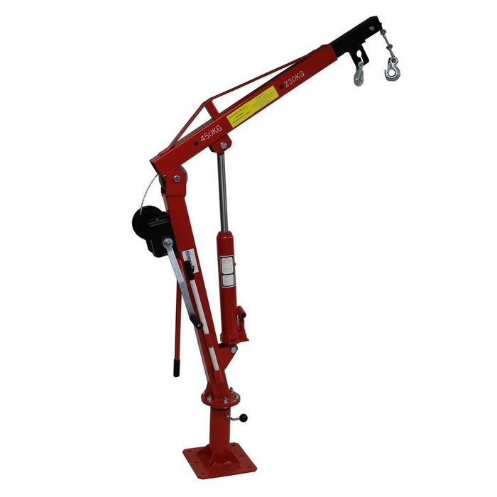Guindaste de captação 450kg com guincho manual/ Pickup crane