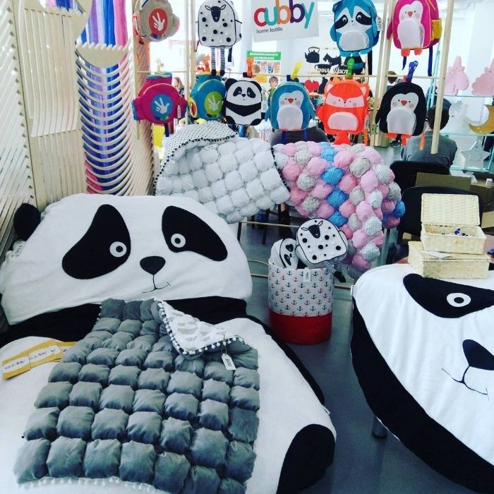 Большая мягкая игрушка кровать матрас 3 в 1 Тоторо Панда Лиса Миньон