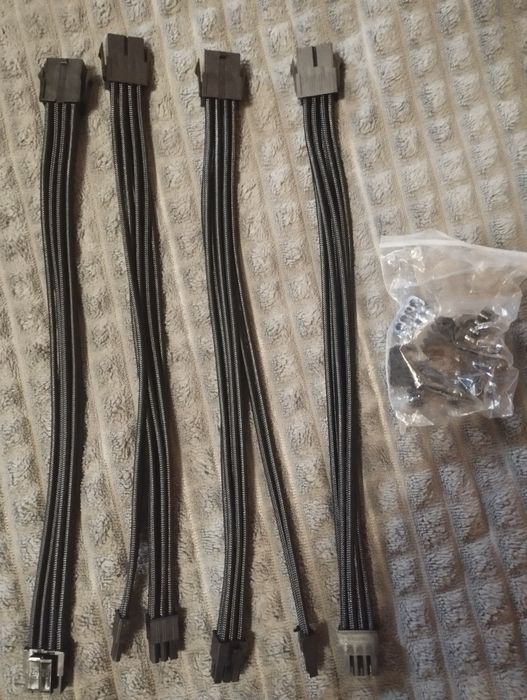 Кастомные кабеля evolve для питания  ПК (кастомні кабелі живлення)