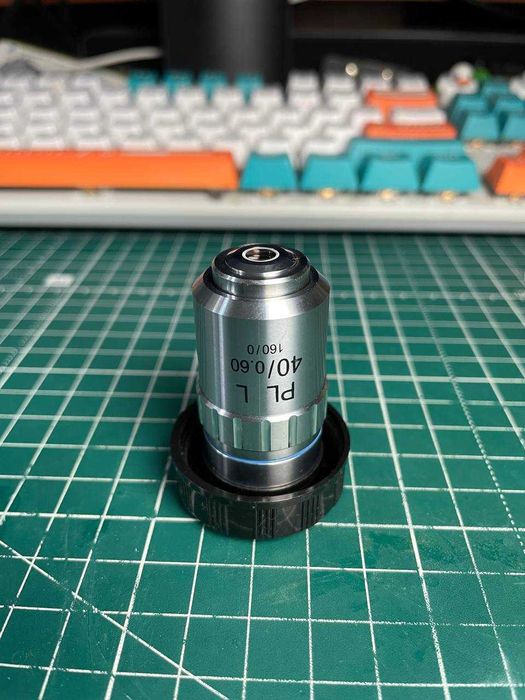 Об'єктив мікроскопа план-ахромат 40х 160мм, Китай