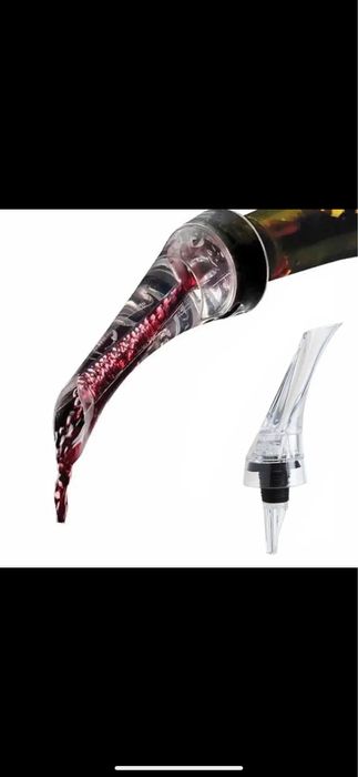 Decantador de vinho com arejador para garrafa