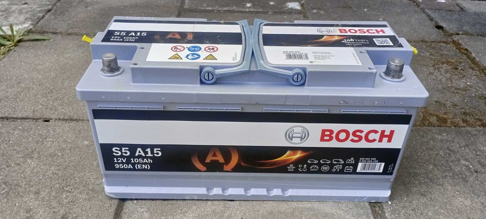 Akumulator 53,55,60,70,74,75,80,100,105 Ah - Stan BDB jak NOWE - AGM - Start Stop -