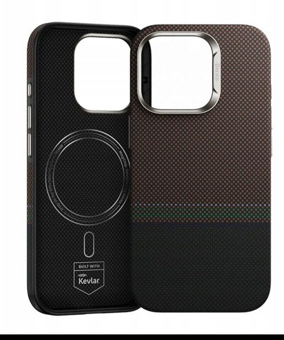 Benks Etui Carbon Kevlar Armor Camera Control do iPhone 16 Pro Max Mag