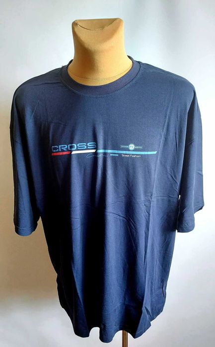Koszulka męska bawełna t-shirt turecki Dynamic 6XL obwód 130 cm