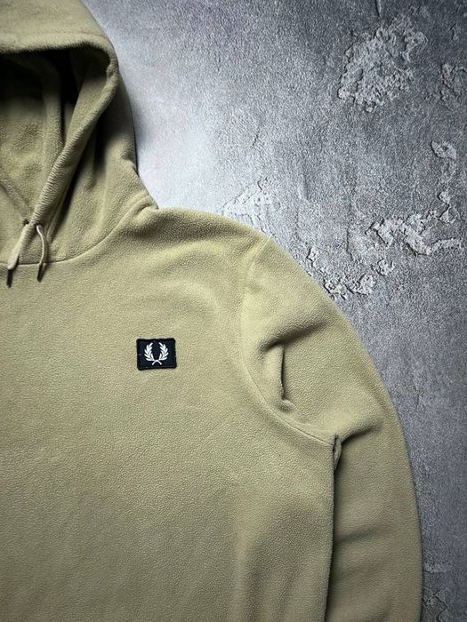 Вінтажне Плюшеве Худі На Флісі Fred Perry Фред Перри casual кежу — zdjęcie 3