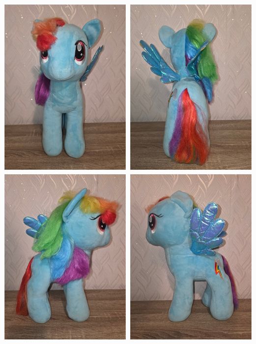 Плюшева поні Рейнбоу Деш My little pony TY м'яка іграшка