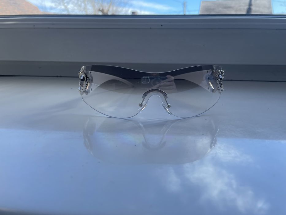 Okulary Y2k transparent