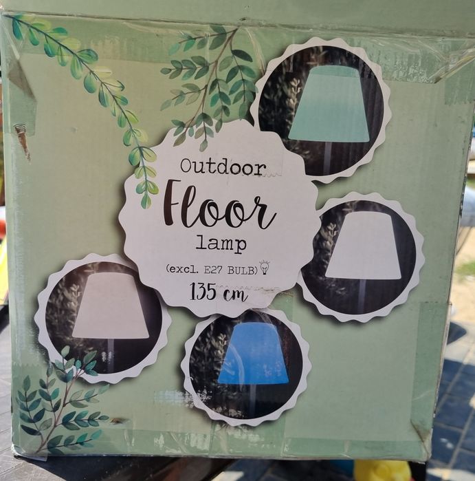 Lampa podłogowa na taras 135cm nowa