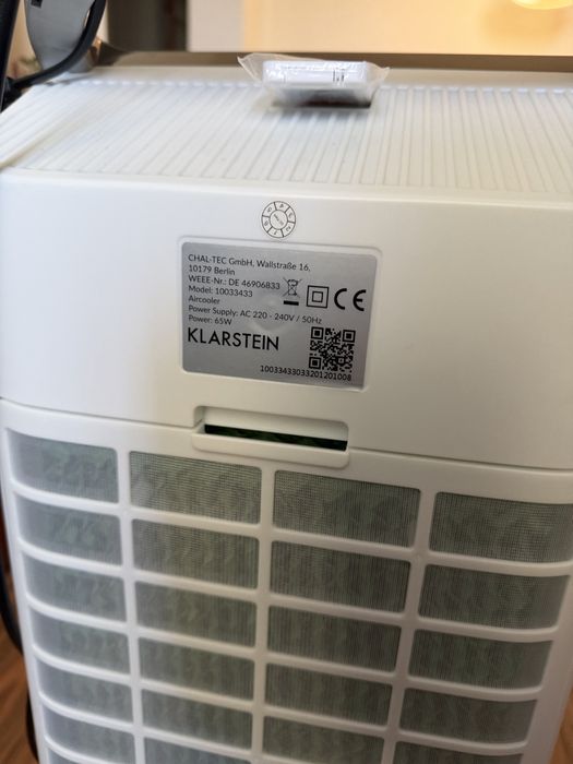 Охолоджувач повітря Klarstein IceWind Plus Smart