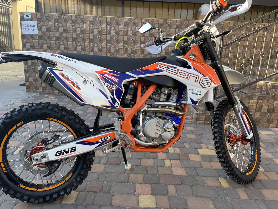 Акція доставка 0 грн, мотоцикл Geon Dakar GNS 300 4v 2025