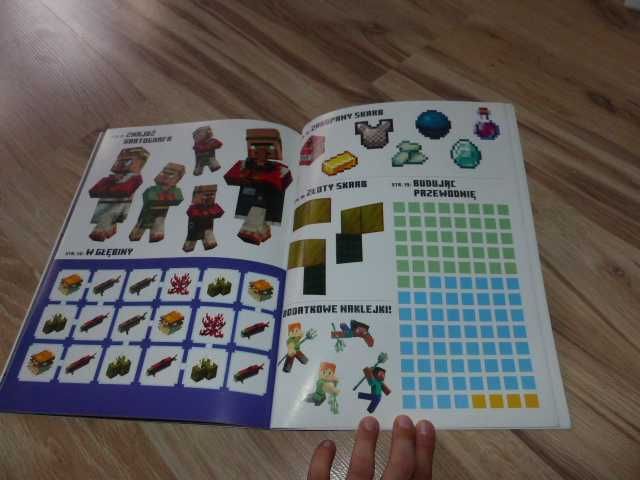 Minecraft. Naklejkowa przygoda. Poszukiwacze skarbów