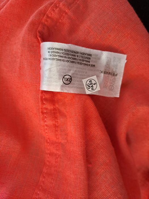 Сорочка батал,льон, нова