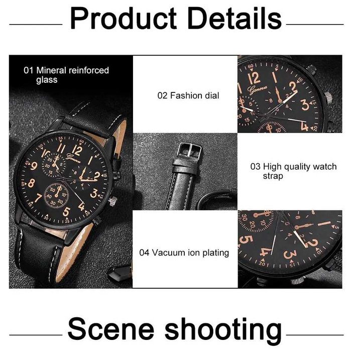 New Watch + Bracelets Set64585951301122124