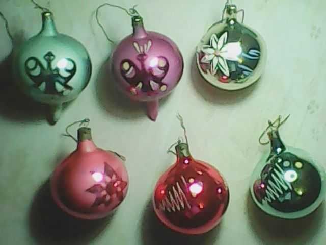 Елочные игрушки времен СССР