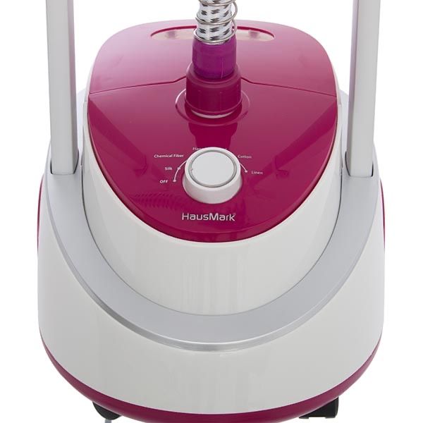 Відпарювач HausMark 1800Вт білий/рожевий ідеальний стан