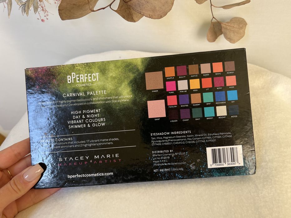 Paleta Cieni do oczu BPerfect Carnival Palette
