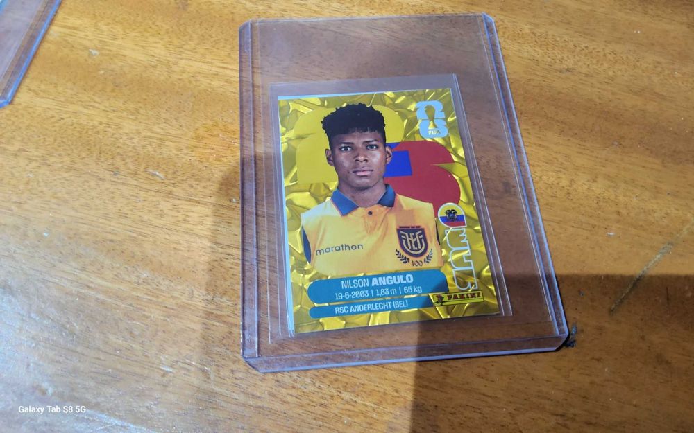 Cromo mundial crumple edicao limitada