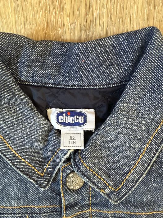 Джинсовый пиджак chicco размер 86