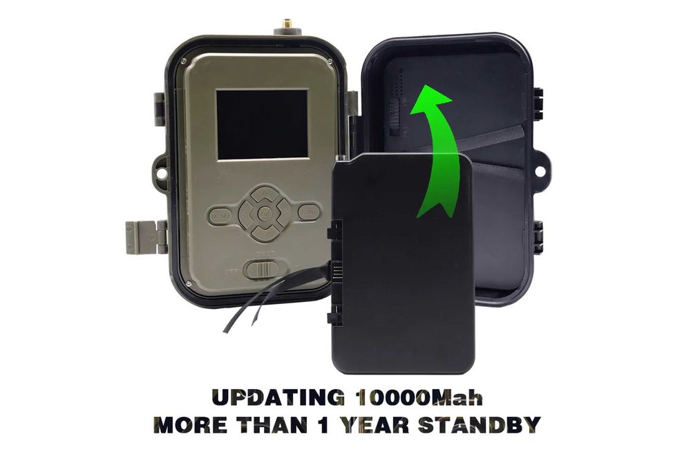 Câmera de caça Suntekcam HC940 Pro-Li Bateria de 10.000mAh