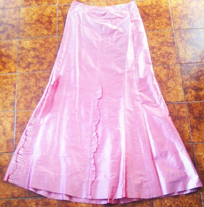 Saia comprida d Tintoretto e vestido cai cai cerimonia Zara