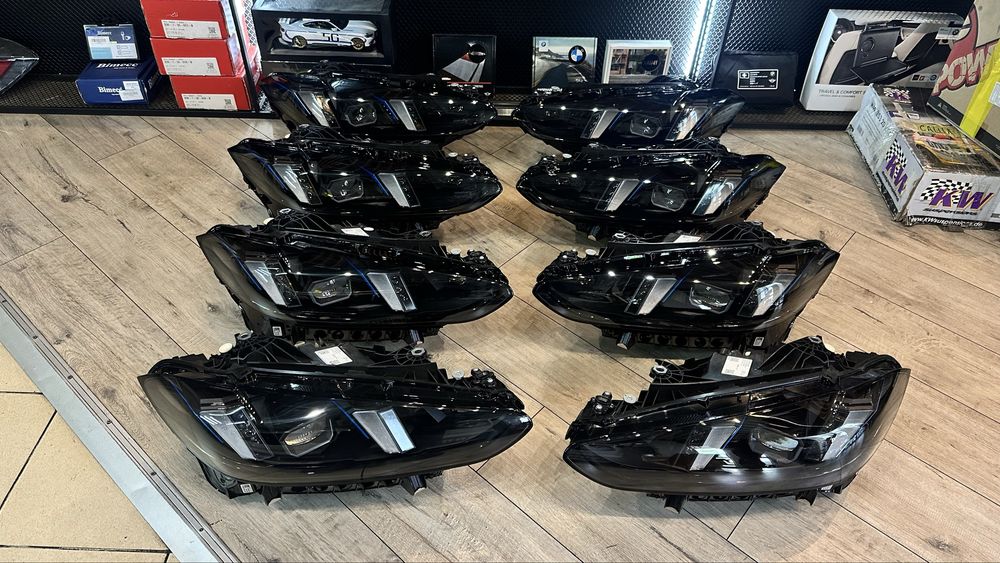 Bmw led g22 g26 g80 g82 g83 g23 led adaptive laser фари оптика