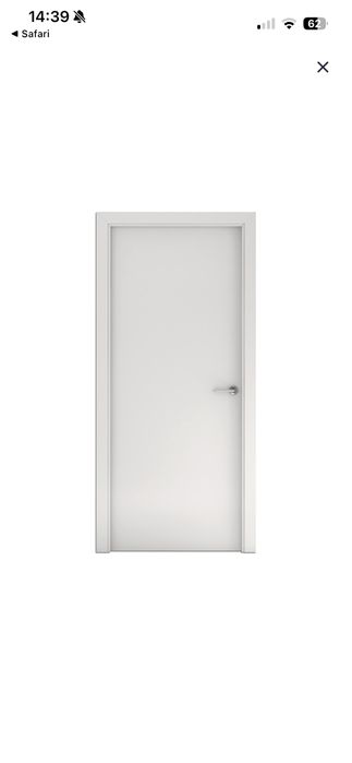 Porta interior Setúbal branco 75x200 DIREITA